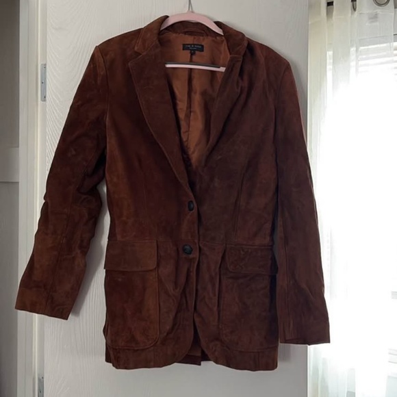 Rag and Bone Suede Blazer